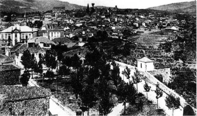 Figura 3: Fotografia da cidade de Vila Real em 1938 (Fonte: Câmara Municipal de Vila Real)