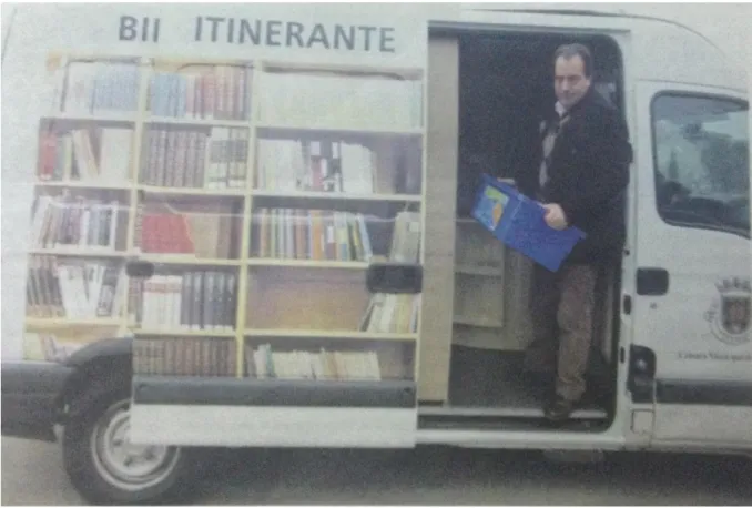 Figura 5: Biblioteca Itinerante da Biblioteca Municipal de Vila Real (Fonte: Jornal Notícias de Vila Real).