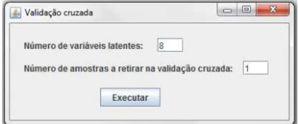 Figura 3S. Janela do programa QSAR modeling na qual o usuário escolhe  as opções de execução do algoritmo OPS
