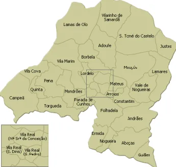 Figura 1- Concelho de Vila Real 