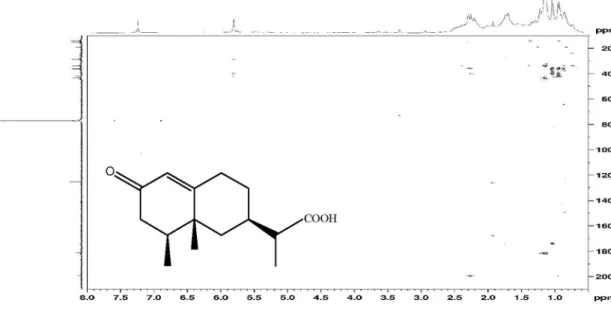 Figura 22S. Experimento HMBC (300/75 MHz, CDCl 3 ) do composto 3