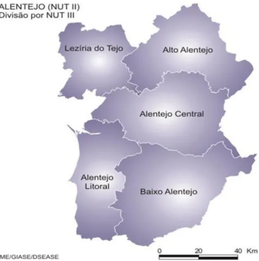Gráfico 2 – Região Alentejo (NUT III) -  http://www.confestindporesp.com/ConfEstIndPort.htm