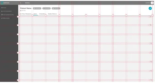 Figure 4.3: Template canvas grid.