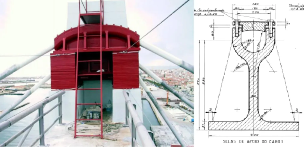 Figure 33 - General view from the saddles arrangement and the design. 