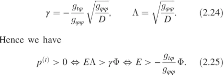 in [12] Fig. LR R Stability η g tt _ t=E d φ =dt