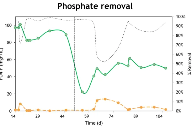 Figure 10. Phosphate removal. 