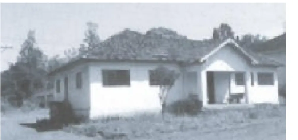 Figure 2. Building of the Department of Zoology in the University of Rio Claro in the  late 1960’s, where F