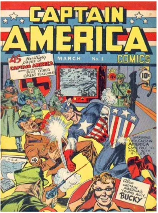 Figura 10 - Capa da primeira edição de Capitão América. 