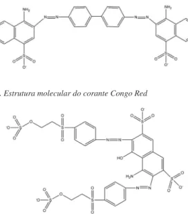 Figura 2. Estrutura molecular do corante Reactive Black 5