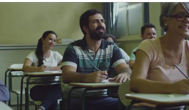 Figura 1 - Captura de tela: Campanha Publicitária - Educação de Jovens e Adultos 