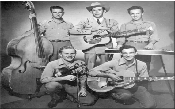 Figura 10. Hank Williams e seu grupo. 