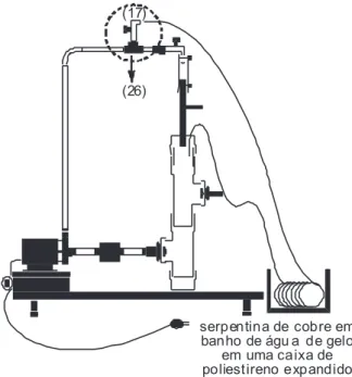 Figura 2. Sistema de recirculação d’água modificado
