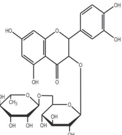 Figura 1. Estrutura química da rutina