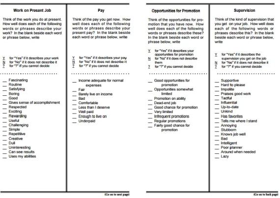 Figure 1: JDI sample (free sample from Bowling Green State University)