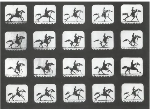 Figura 2.1: Sequencia de fotos obtida por Eadweard Muybridge  –  (KITAGAWA; 