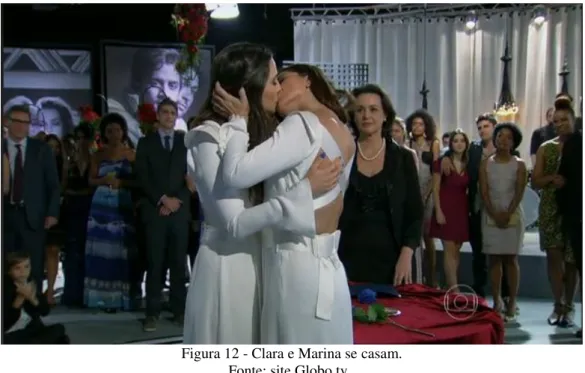 Figura 12 - Clara e Marina se casam. 