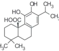 Figura 1. Estrutura química do ácido carnósico, principal composto antio- antio-xidante dos extratos ativos de alecrim