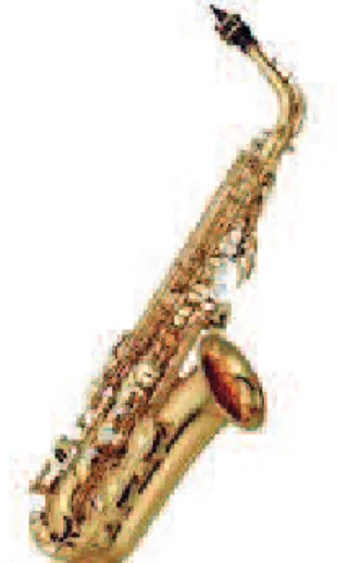 Figura 4 - saxofone alto de metal  