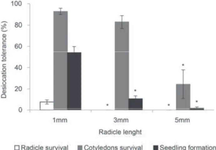 Figure  2.  Desiccation tolerance in germinated S. virgata seeds   