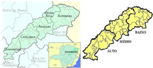 Figura 9: Mapa Vale do Jequitinhonha 