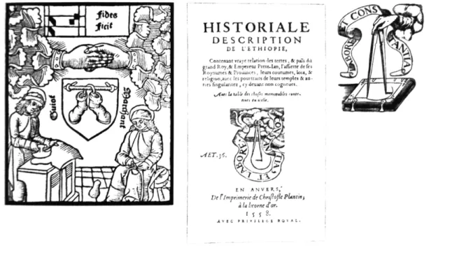Figura 6 | Marcas de impressores, séculos XV e XVI. Fonte: Mollerup (1997:37)