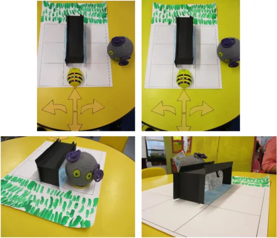 Figura 4 – Bee-Bot transformada em Chibo – Projeto da história 