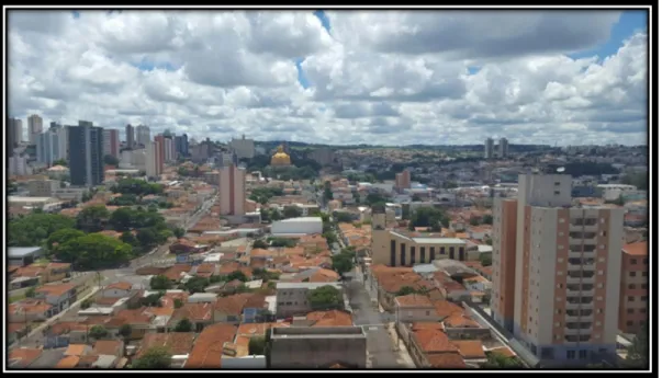 Foto 3 - Centro urbano de São Carlos em 2017. 