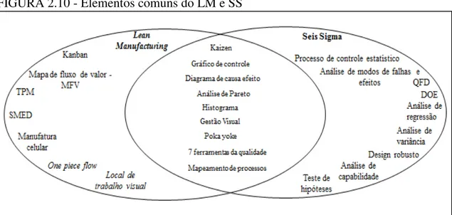 FIGURA 2.10 - Elementos comuns do LM e SS 