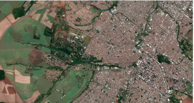 Figura 10. Imagem do satélite Sentinel 2A da região de Ribeirão Preto - 24/06/2017 (ESA, 2017)