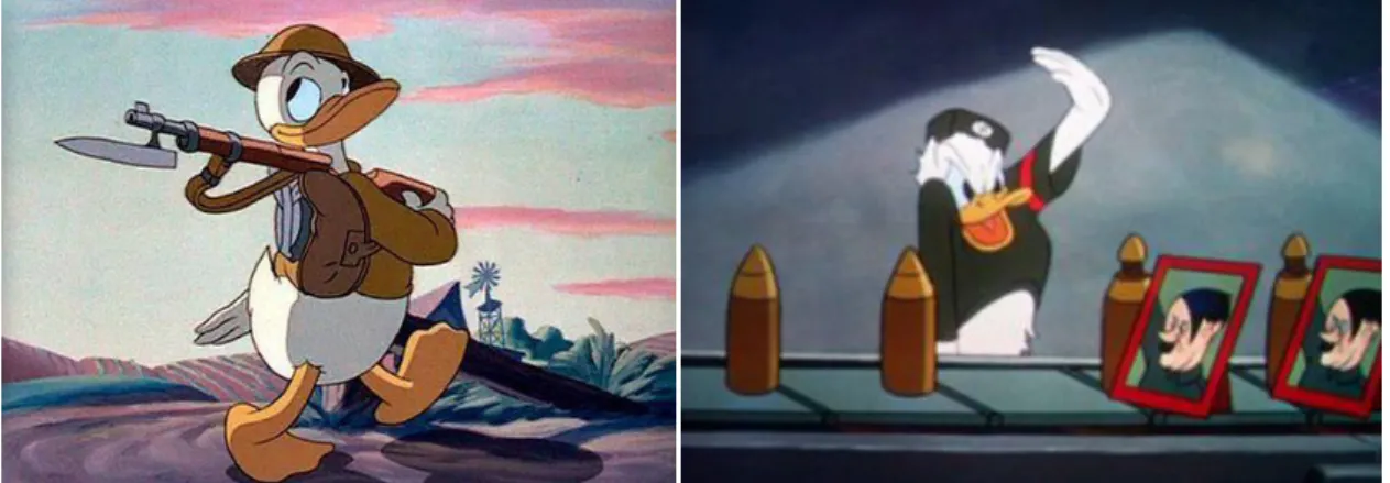 Ilustração  9  -  Walt  Disney  Productions,  Donald  Duck  vs. the Japanese, 1944;  
