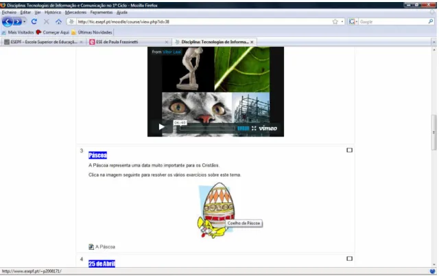 Figura 4 – Site: Tópicos com diversos temas 