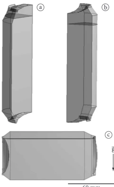 Figure  1. Aluminum can containing product and headspace in the  a) conventional, b) inverted, and c) horizontal orientations.