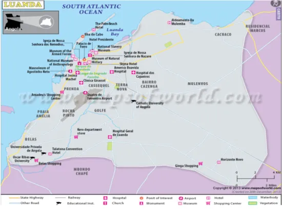 Figura 2 – Mapa Administrativo de Luanda 6