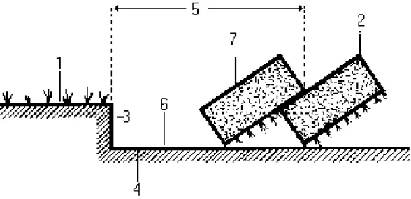 Figura 16 - Terminologia da lavoura executada por uma charrua de aivecas  Fonte: Briosa, 1984 citado em Santos, 1996) 