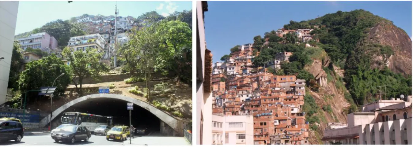Figura  03  –  Favela  Pavão-Pavãozinho/Cantagalo  e  Morro  dos  Cabritos/Ladeira  dos  Tabajaras 