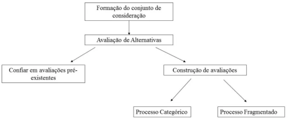 Figura 5- Processo de avaliação pré-compra 