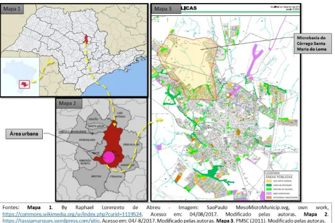 Figura 1. Localização espacial da região no município foco da mobilização das pessoas  entrevistadas