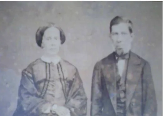 Fig. 8. Elisa Teixeira de Souza Magalhães, a filha  do casal, já nas primeiras décadas do século XX, e  seu esposo Cláudio Alaor Bernhauss de Lima