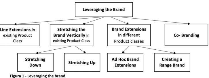 Figura 1 - Leveraging the brand