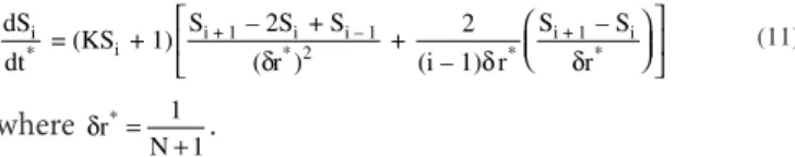 Figure 2. Schematic representation of the discretization points.