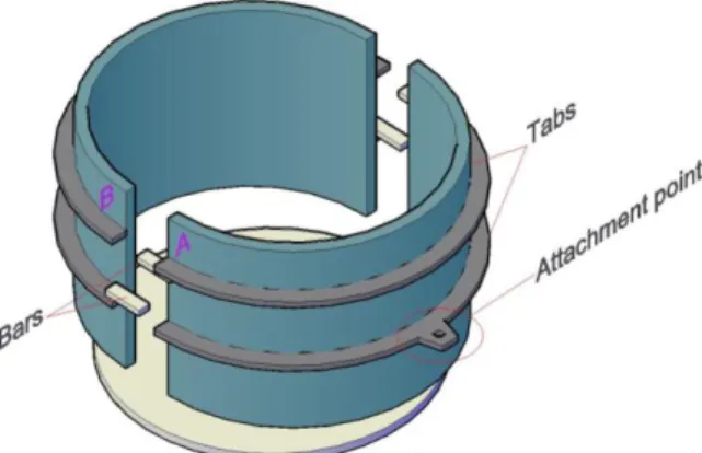 FIGURE 1. Compression cell for mechanical properties determination. 