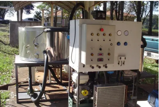 FIGURE 5. Heat-pump prototype B2 assembled in the field for biogas testing 