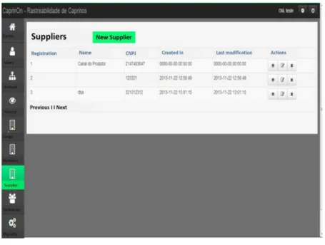 FIGURE 12. Suppliers’ registration.  