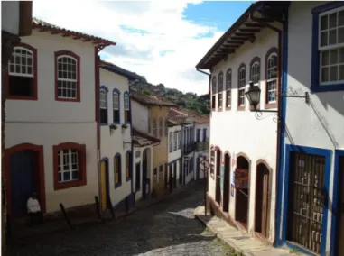 Figura 1.1  - Centro Histórico da Cidade de Ouro Preto, Minas Gerais. 
