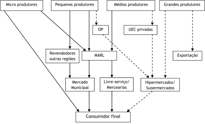 Figura 15.1 – Principais circuitos comerciais