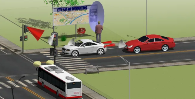 Figure 6: Outdoor VLC application examples