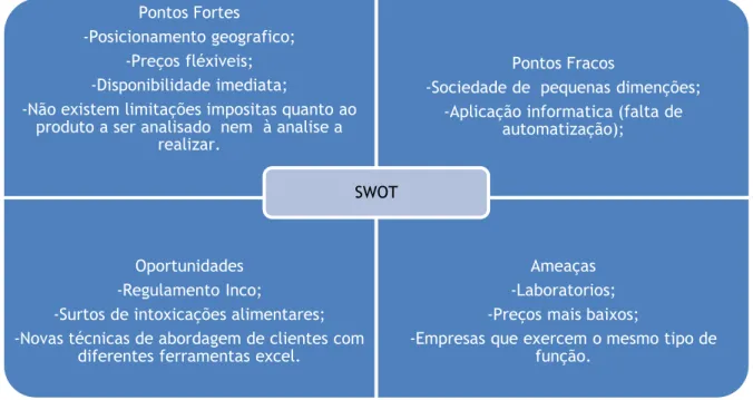 Figura 7- Análise SWOT (fonte interna) 