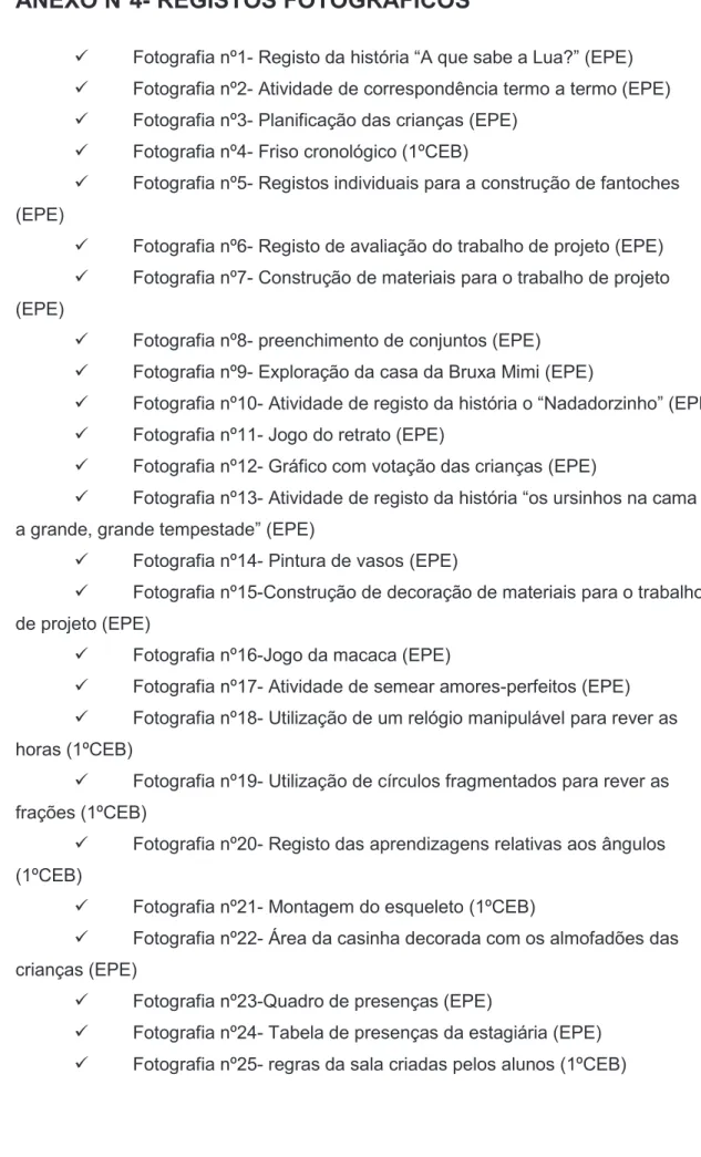 ü  Fotografia nº12- Gráfico com votação das crianças (EPE)    