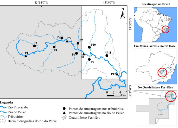 FIGURA 20: Localização geográfica da bacia hidrográfica do rio do Peixe. 