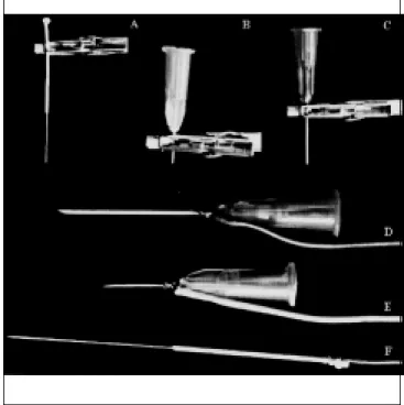 Figure 2 - Photographic image of the needle electrodes (ground and reference), which were manually manufactured